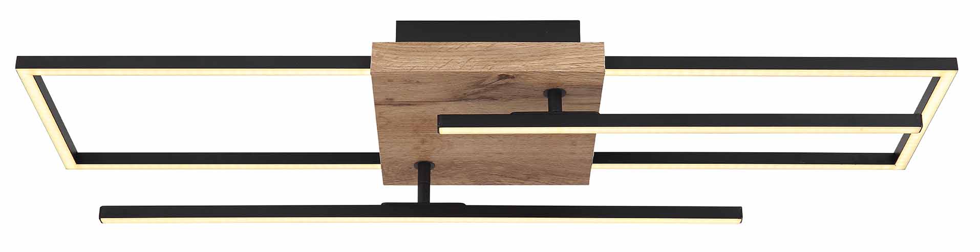 Schwarze Stäbe moderne Deckenlampe Globo Kendra – Bild 2