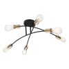 schwarze/messingene-flexible-6-licht-deckenlampe-l-globo-sarini-54003-6