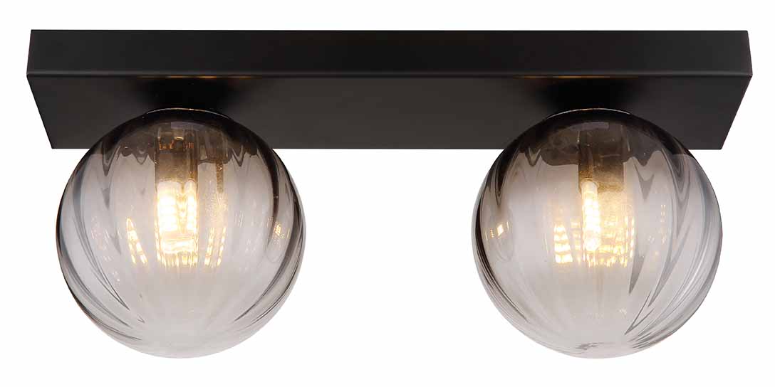 Wandleuchte modern schwarz Metall Globo Dallerta – Bild 2