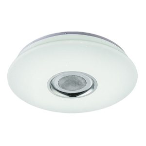 weiße-runde-deckenlampe-lautsprecher-kunststoff-globo-nicole-41329-18