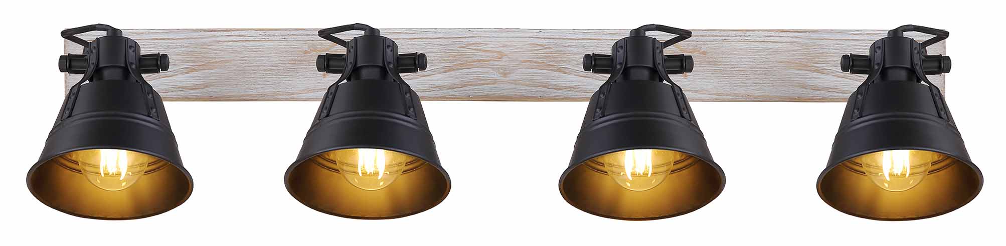 Weiße Spots Landhaus Holz Globo Gunther – Bild 3