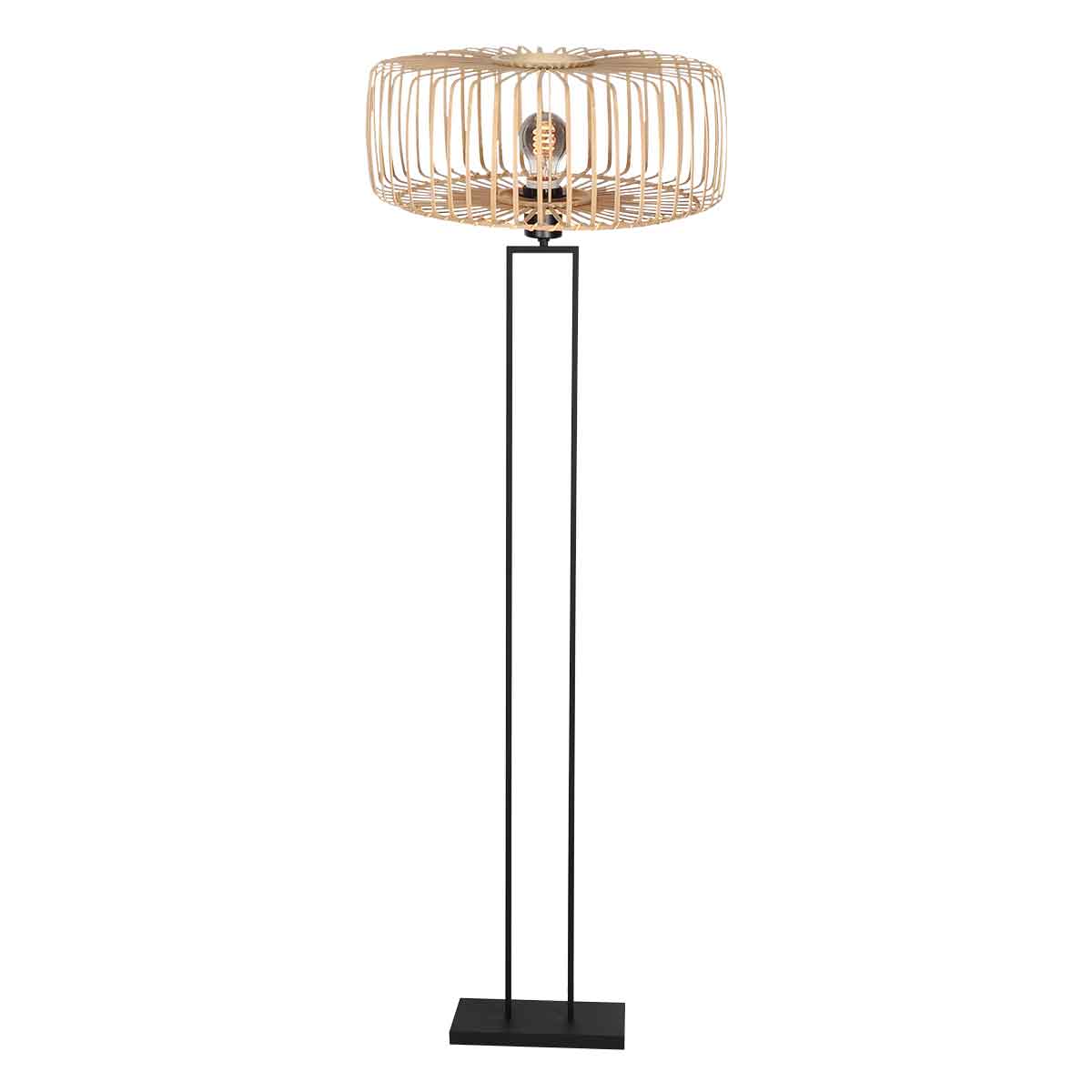 schwarze-stehlampe-mit-industriellem-rahmen-steinhauer-stang-4157zw