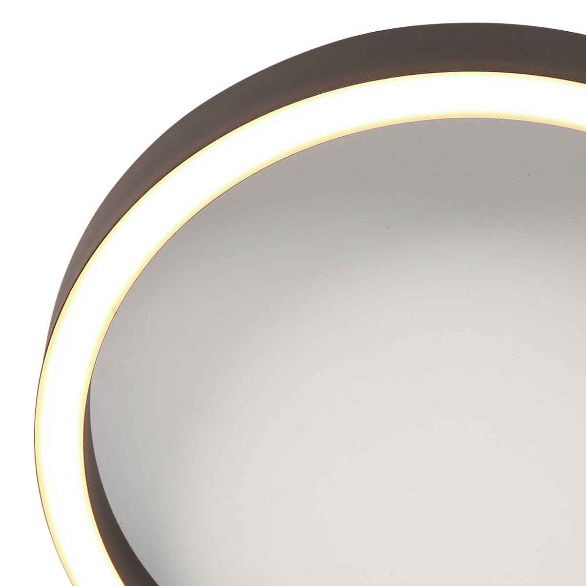 Moderne schwarze Metall-Deckenleuchte Steinhauer Ringlux – Bild 5