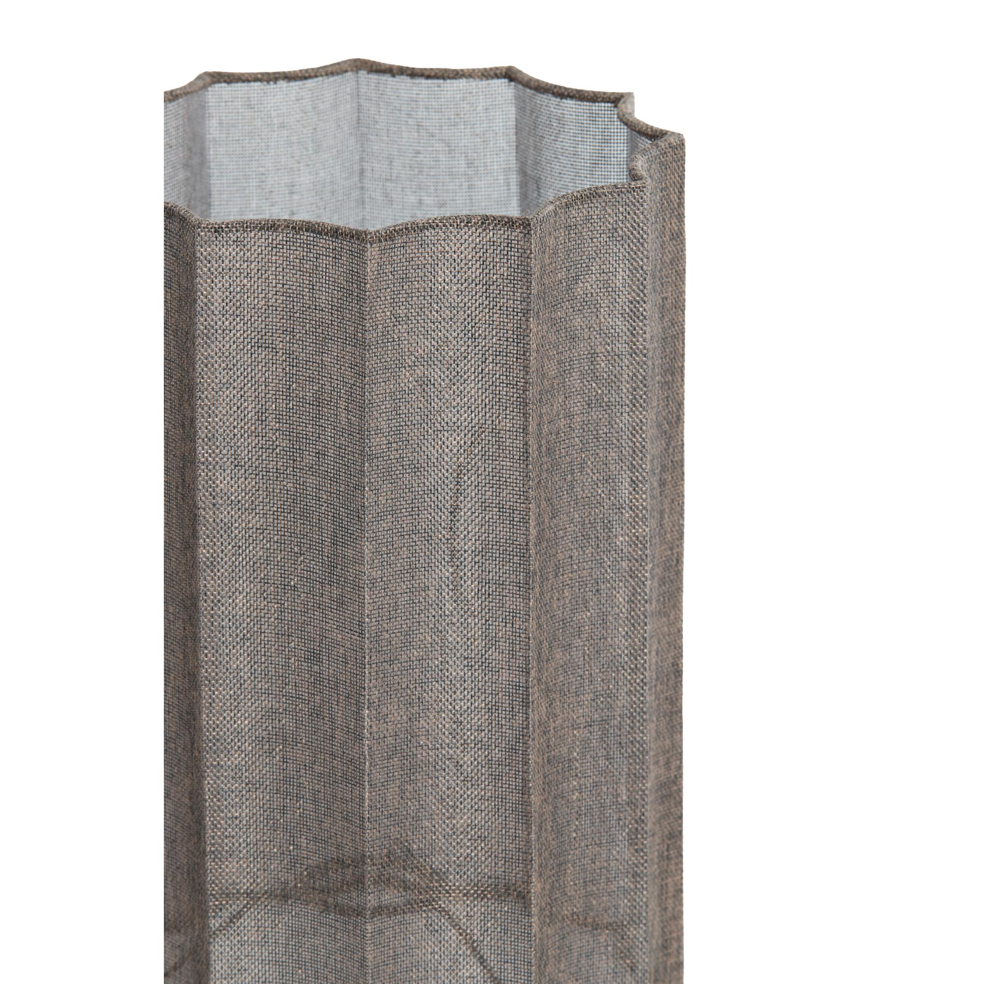 Brauner hoher Lampenschirm plissiert Light & Living Disli – Bild 2