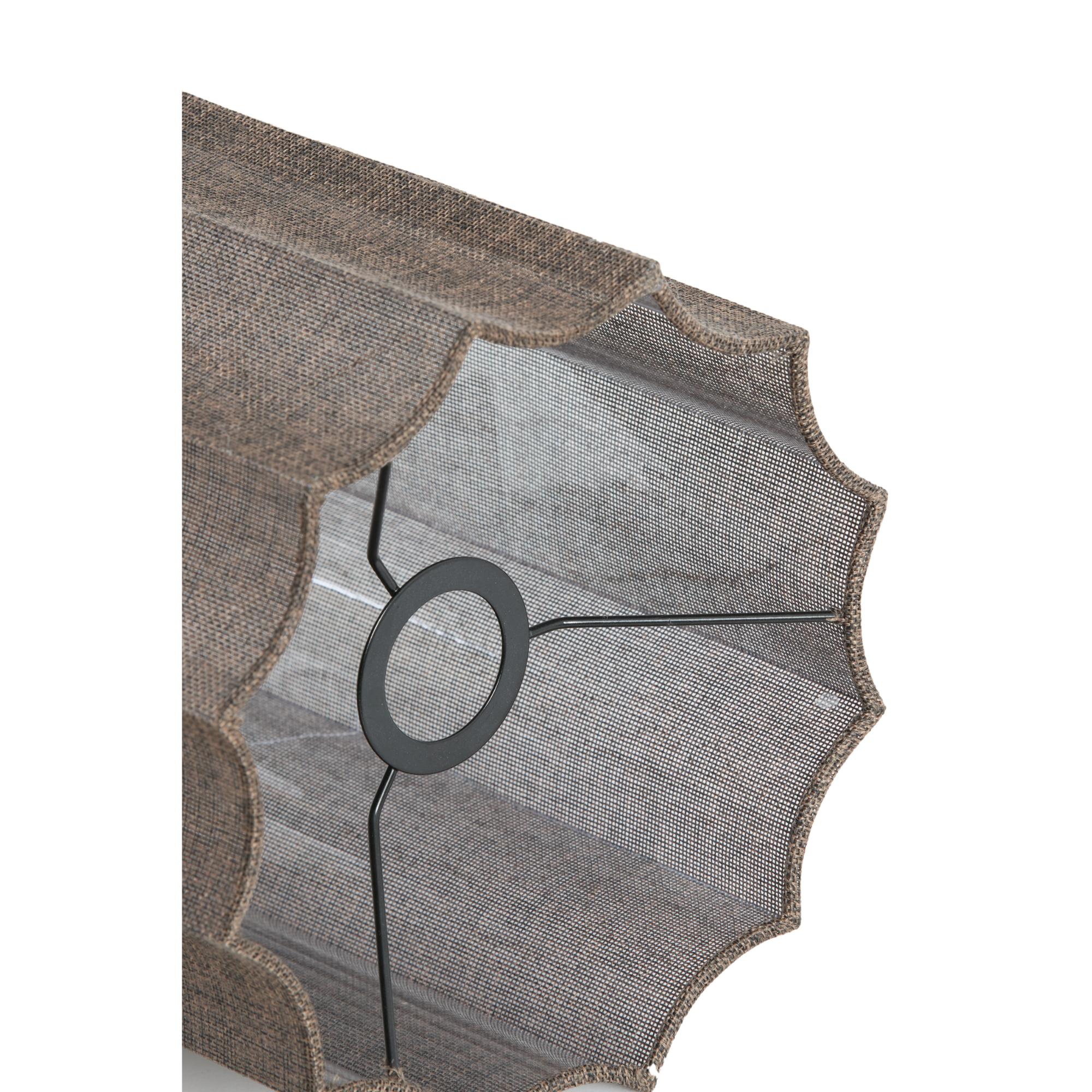 Brauner hoher Lampenschirm plissiert Light & Living Disli – Bild 4