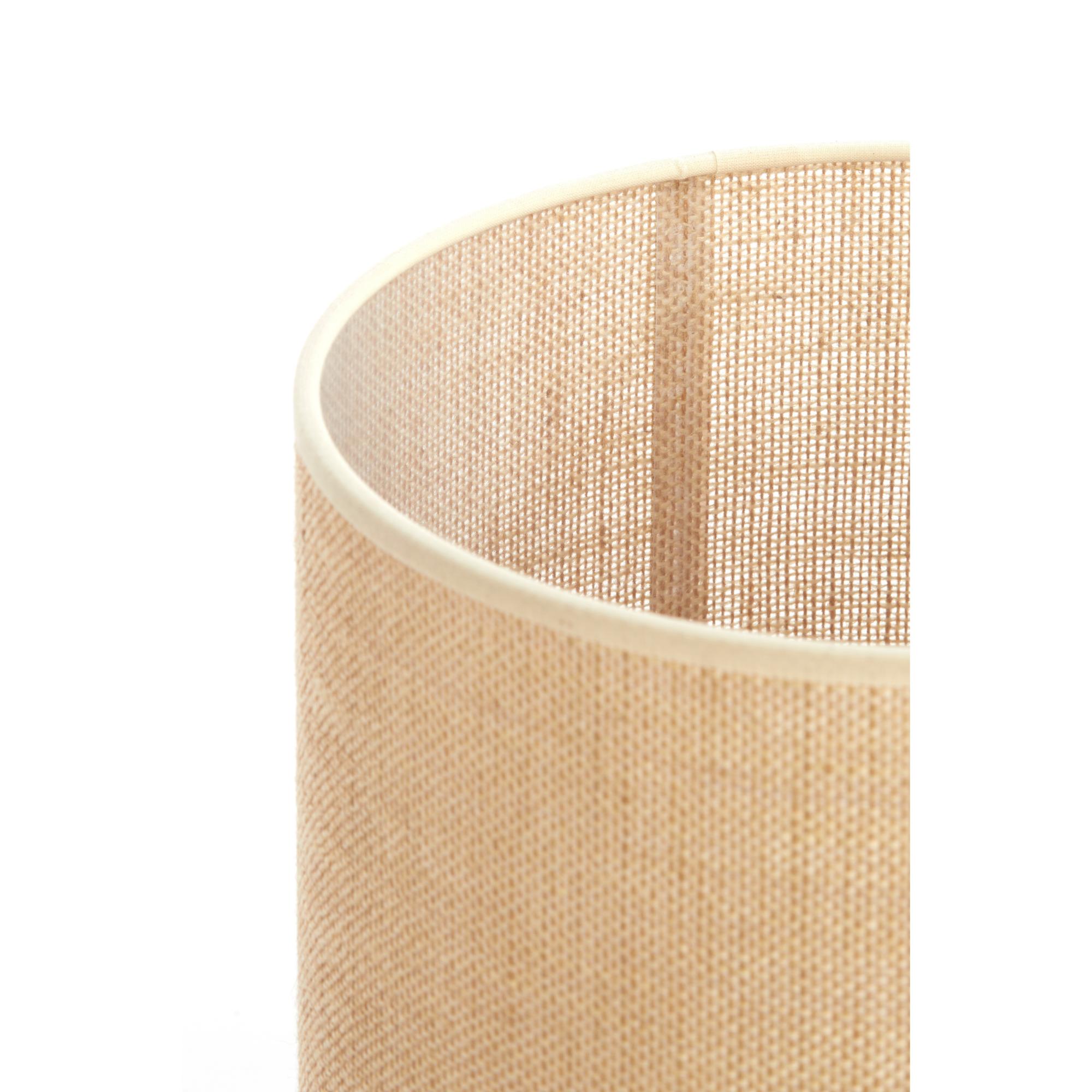 Hoher Jute-Lampenschirm natur Light & Living Sendai – Bild 3
