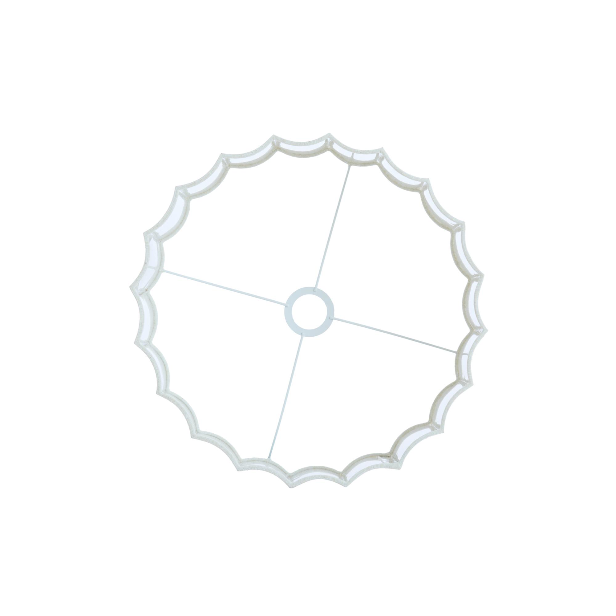 Weißer plissierter Zylinder-Lampenschirm Light & Living Disli – Bild 5