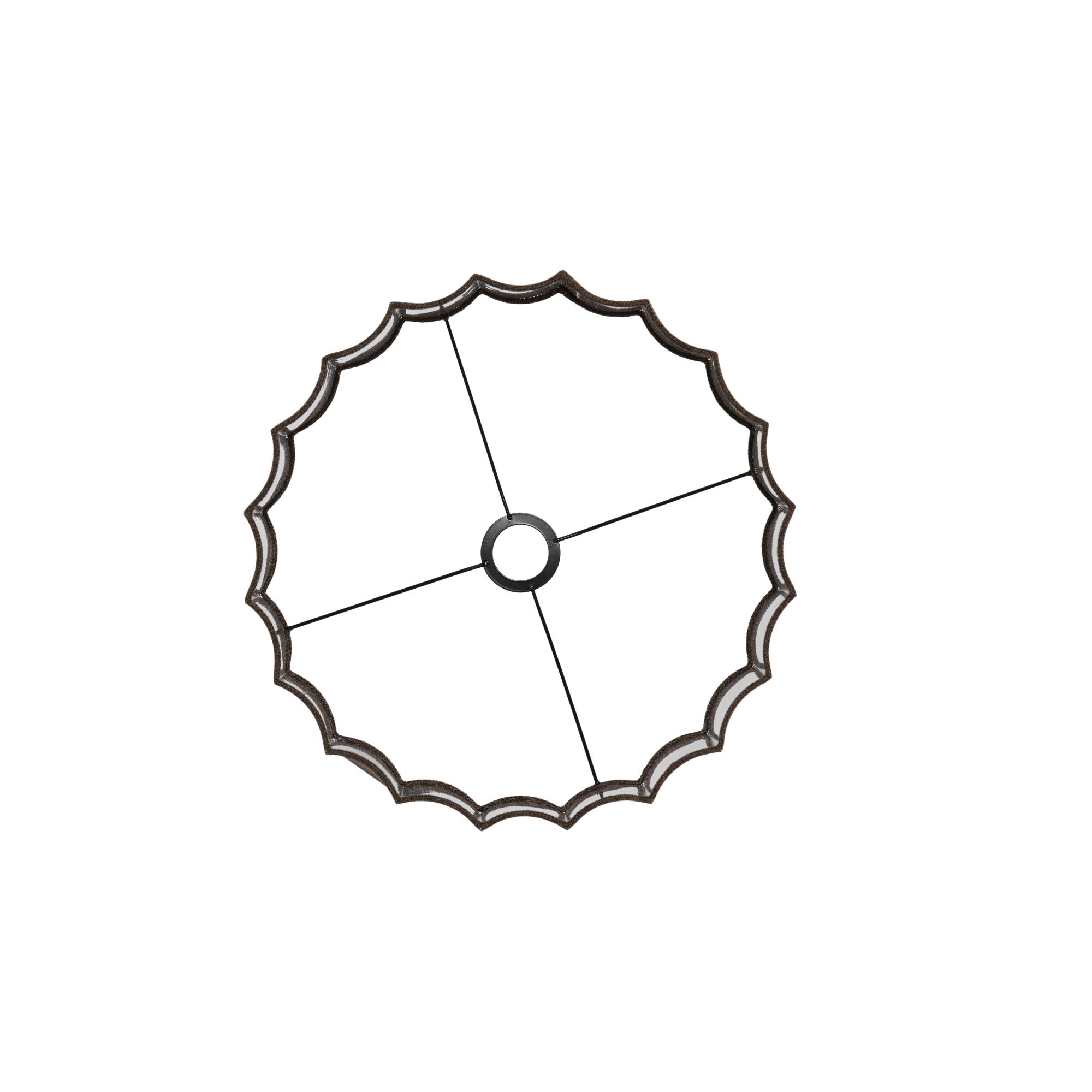 Zylinder-Lampenschirm plissiert braun Light & Living Disli – Bild 5