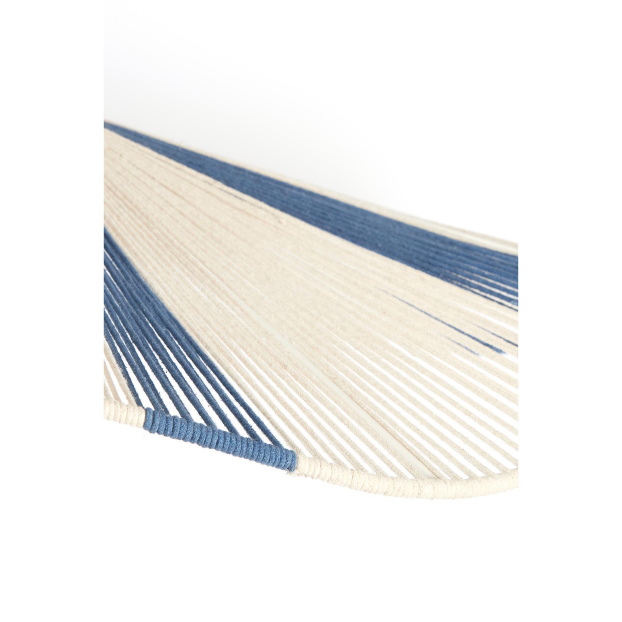 Hängeleuchte organisch beige/blau aus Baumwollfaden Light & Living Rafa – Bild 4