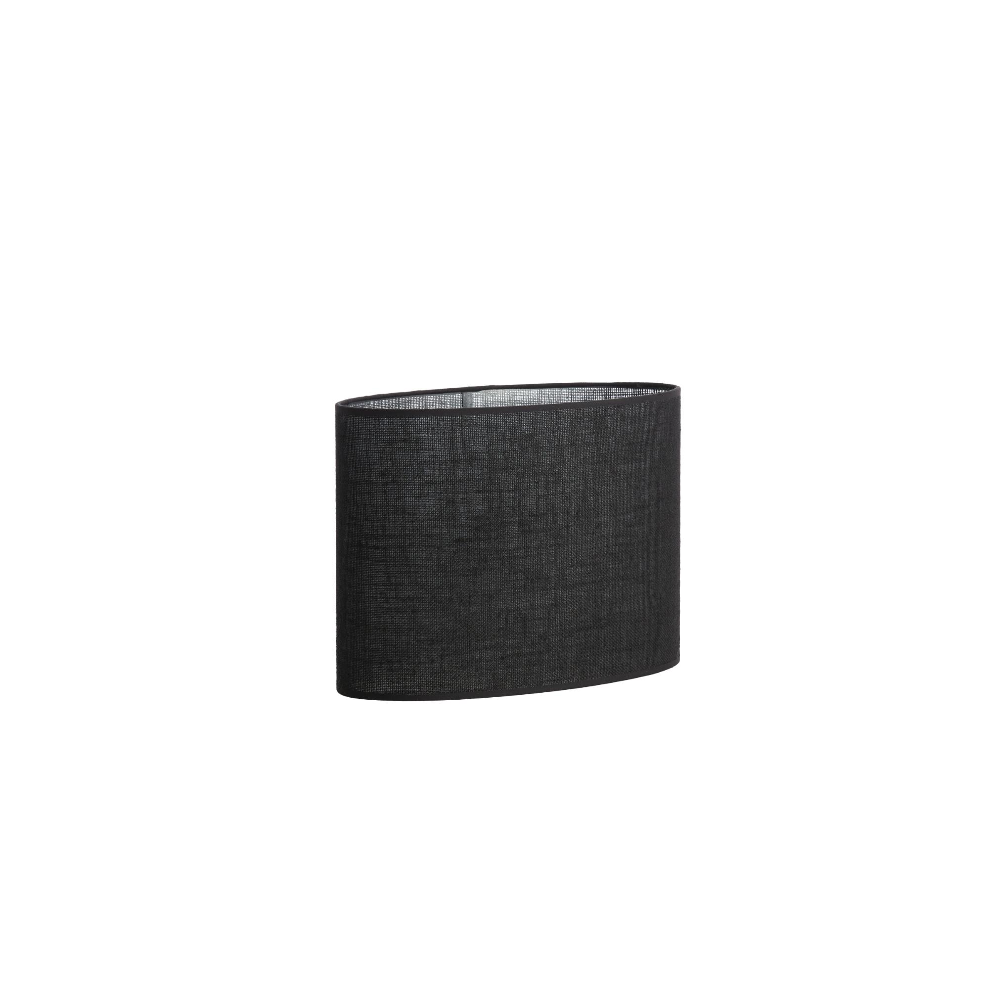 Jute-Lampenschirm schwarz oval Light & Living Sendai – Bild 2