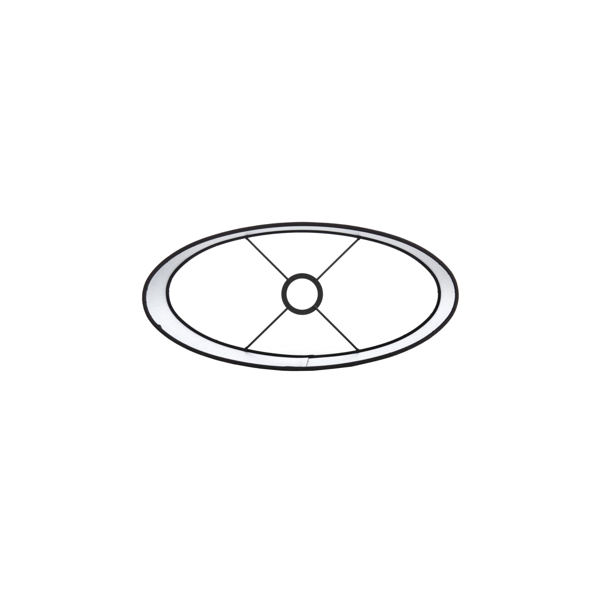 Jute-Lampenschirm schwarz oval Light & Living Sendai – Bild 7