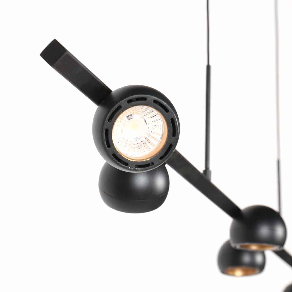 Retro-moderne Esstischlampe mit dimmbaren Spots Steinhauer Marcadore – Bild 8