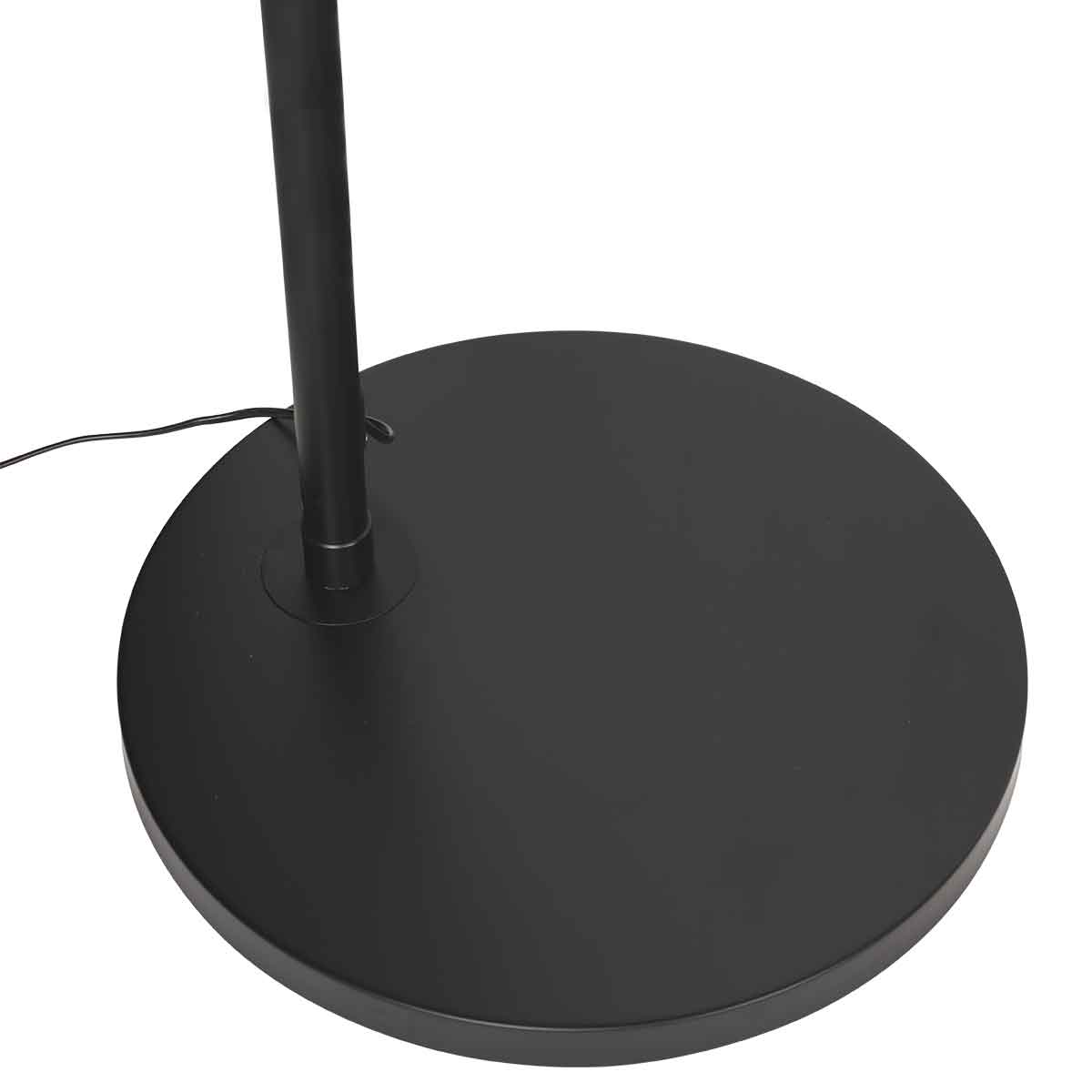 Moderne schwarze Metall-Stehlampe Steinhauer Ringlux – Bild 6