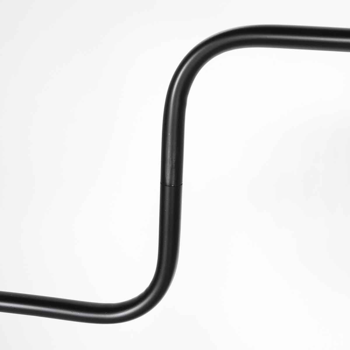 Moderne schwarze Stehlampe aus Bambus und Metall Steinhauer Bloeba – Bild 9