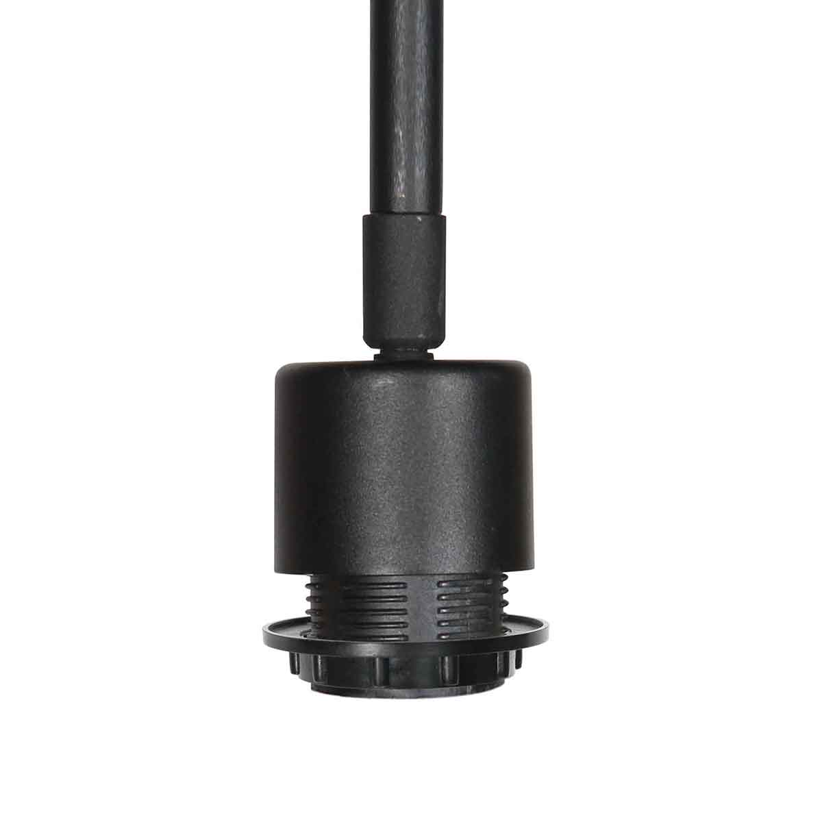 Trendige schwarze Metall-Wandleuchte Steinhauer Bloeba – Bild 5