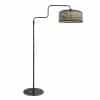 Boho-Stehlampe aus schwarzem Bambus für stilvolle Räume Steinhauer Bloeba