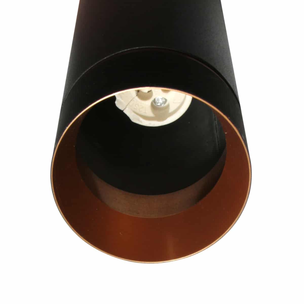 Schwarze Pendelleuchte mit Zylinderform Mexlite DownLume – Bild 8