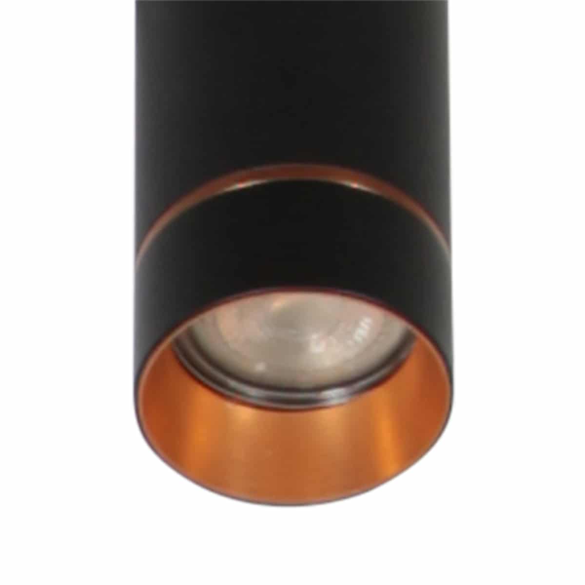 Schwarze Pendelleuchte mit Zylinderform Mexlite DownLume – Bild 7