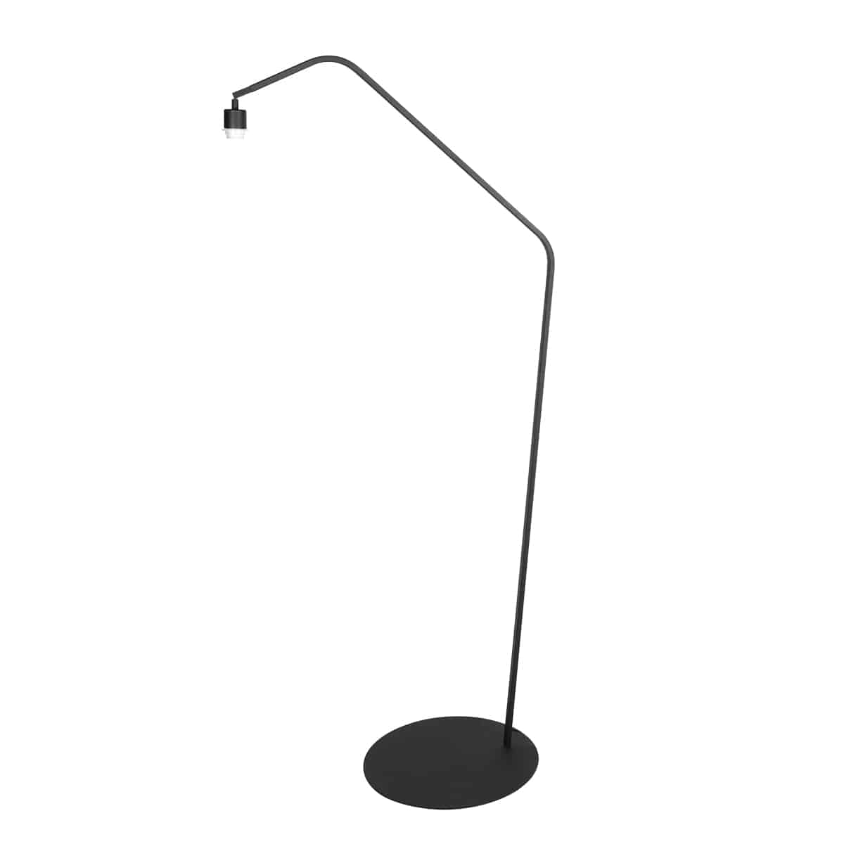Schwarze Bogenlampe mit Knick Anne Lighting ZigZag – Bild 2