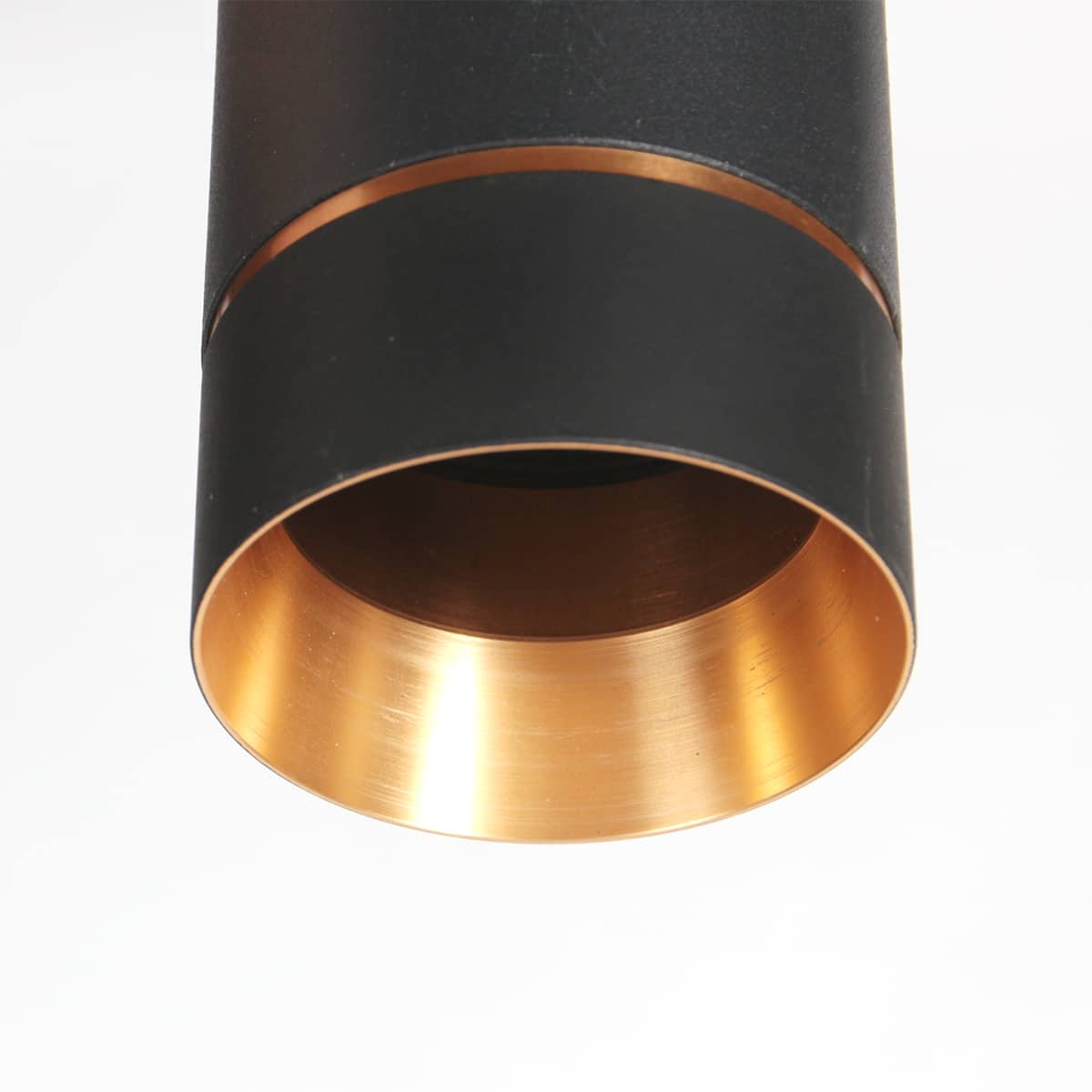 Schwarze Esstischlampe mit 5 zylinderförmigen Spots Mexlite DownLume – Bild 7