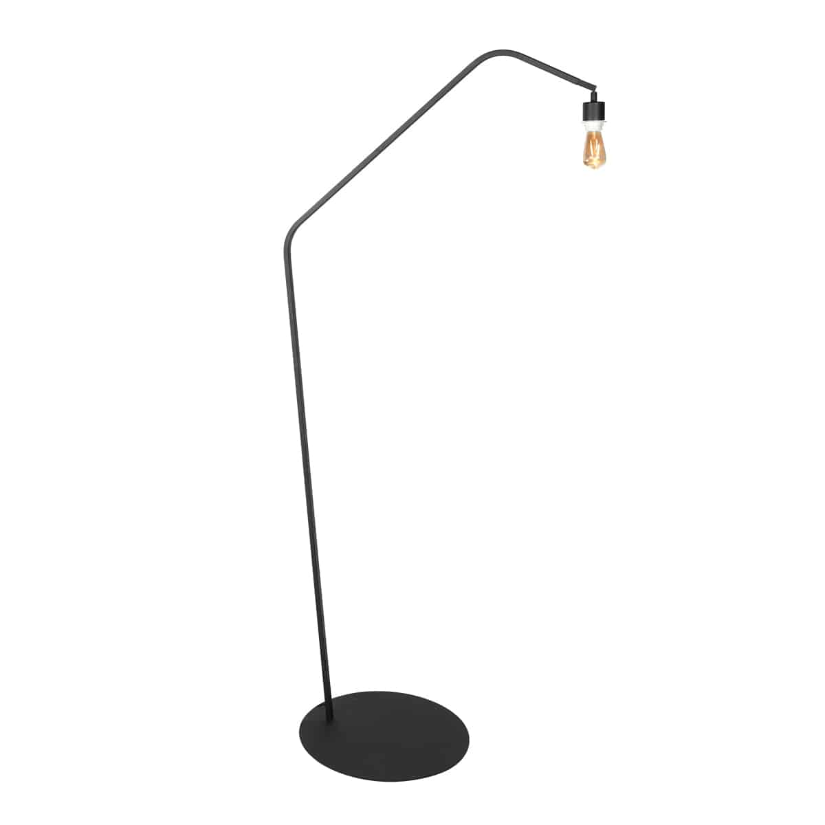 Schwarze Bogenlampe mit Knick Anne Lighting ZigZag – Bild 6