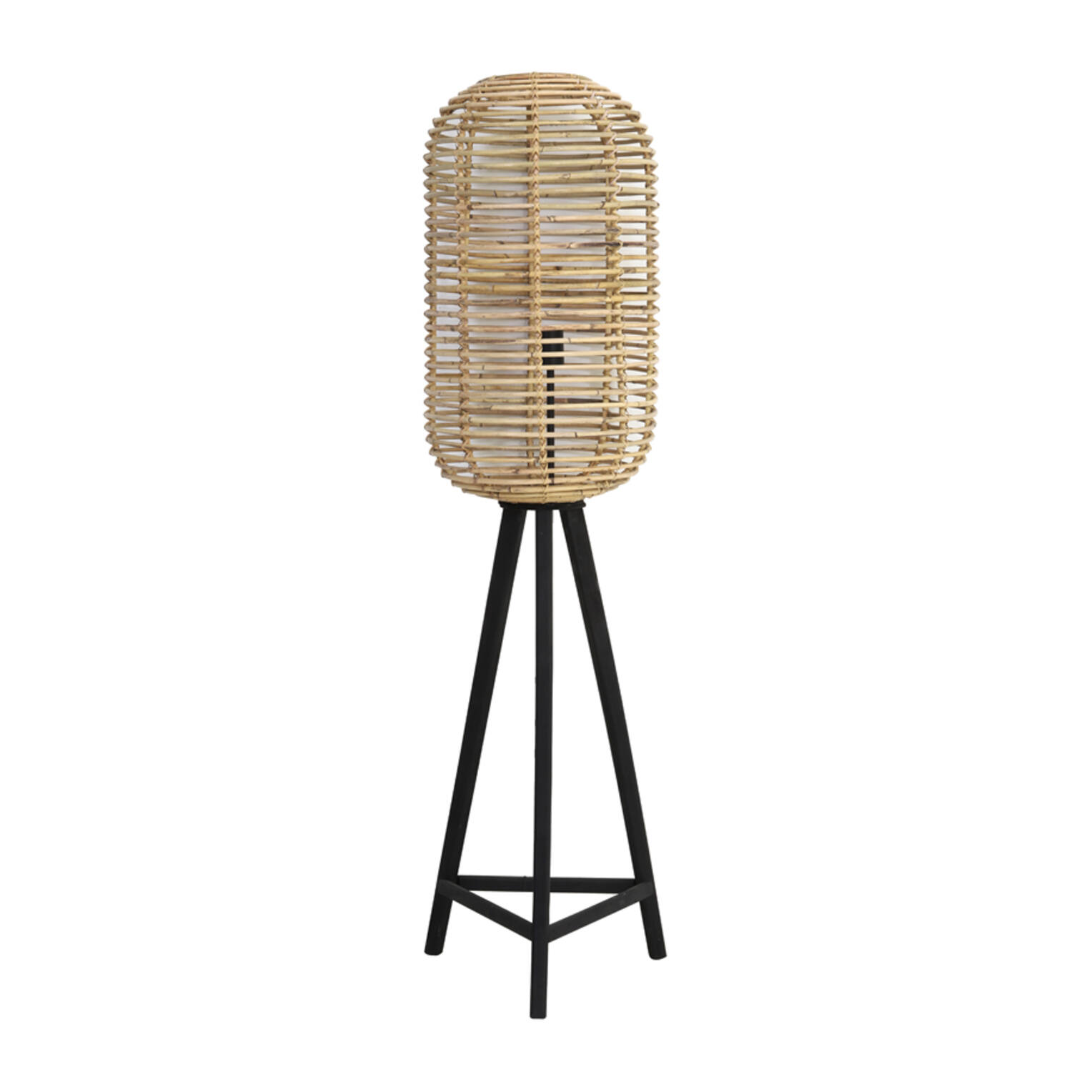 Rattan-Stehleuchte auf Stativ Light & Living Tabana