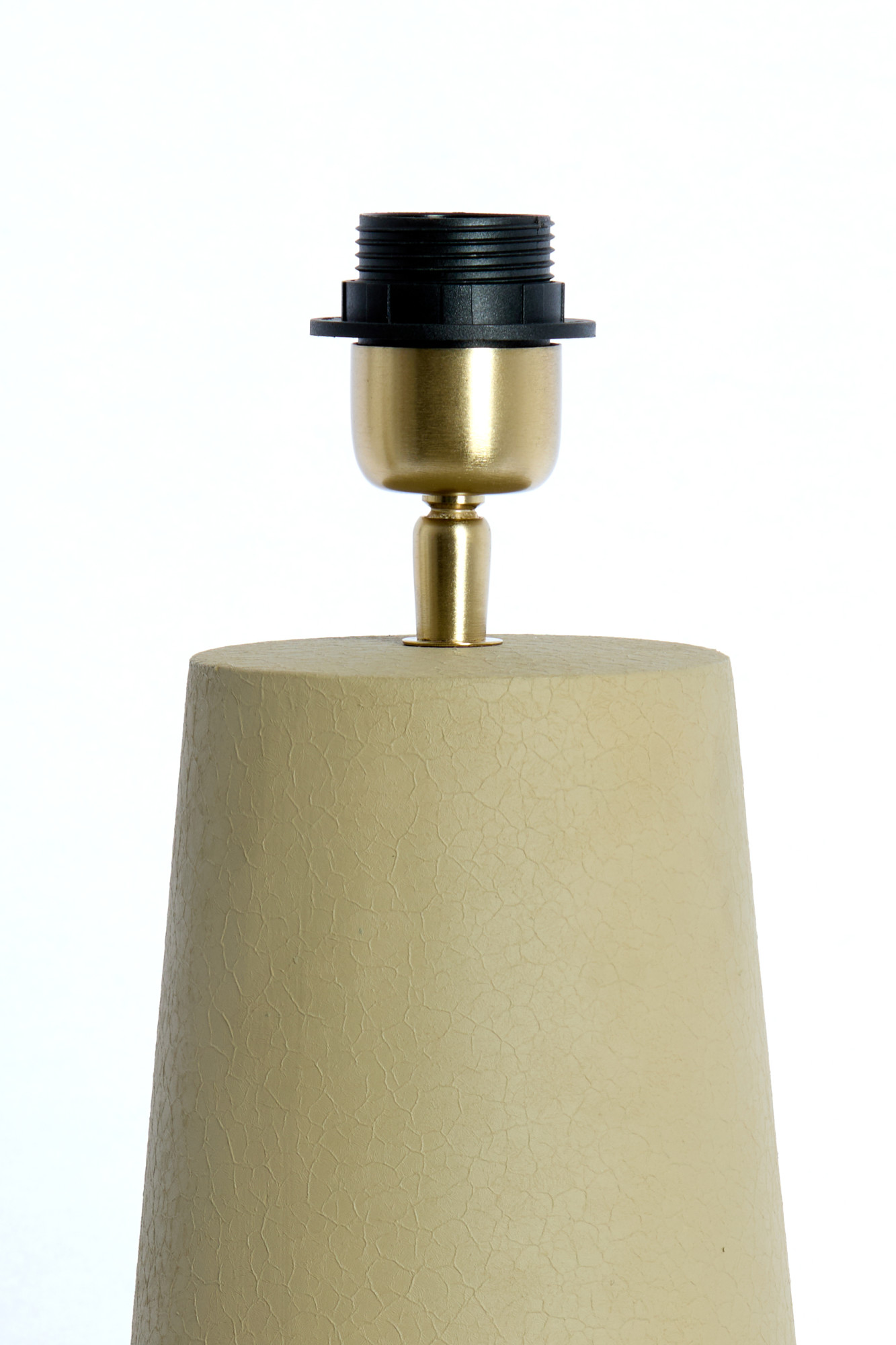 Beige kegelförmiger Lampenfuß Light & Living Yelos – Bild 3