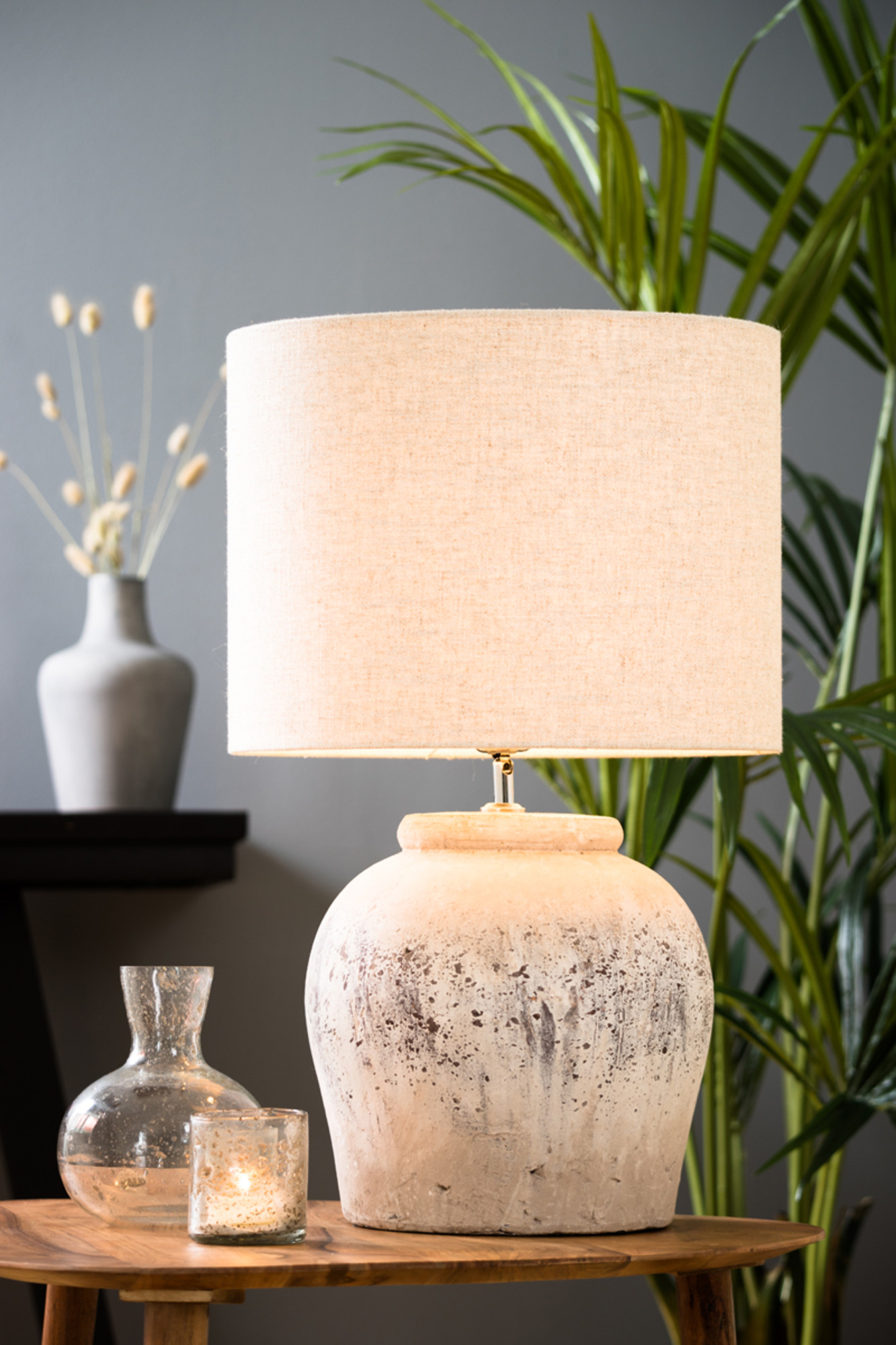 Grauer Betontischlampenfuß Light & Living Etna – Bild 3