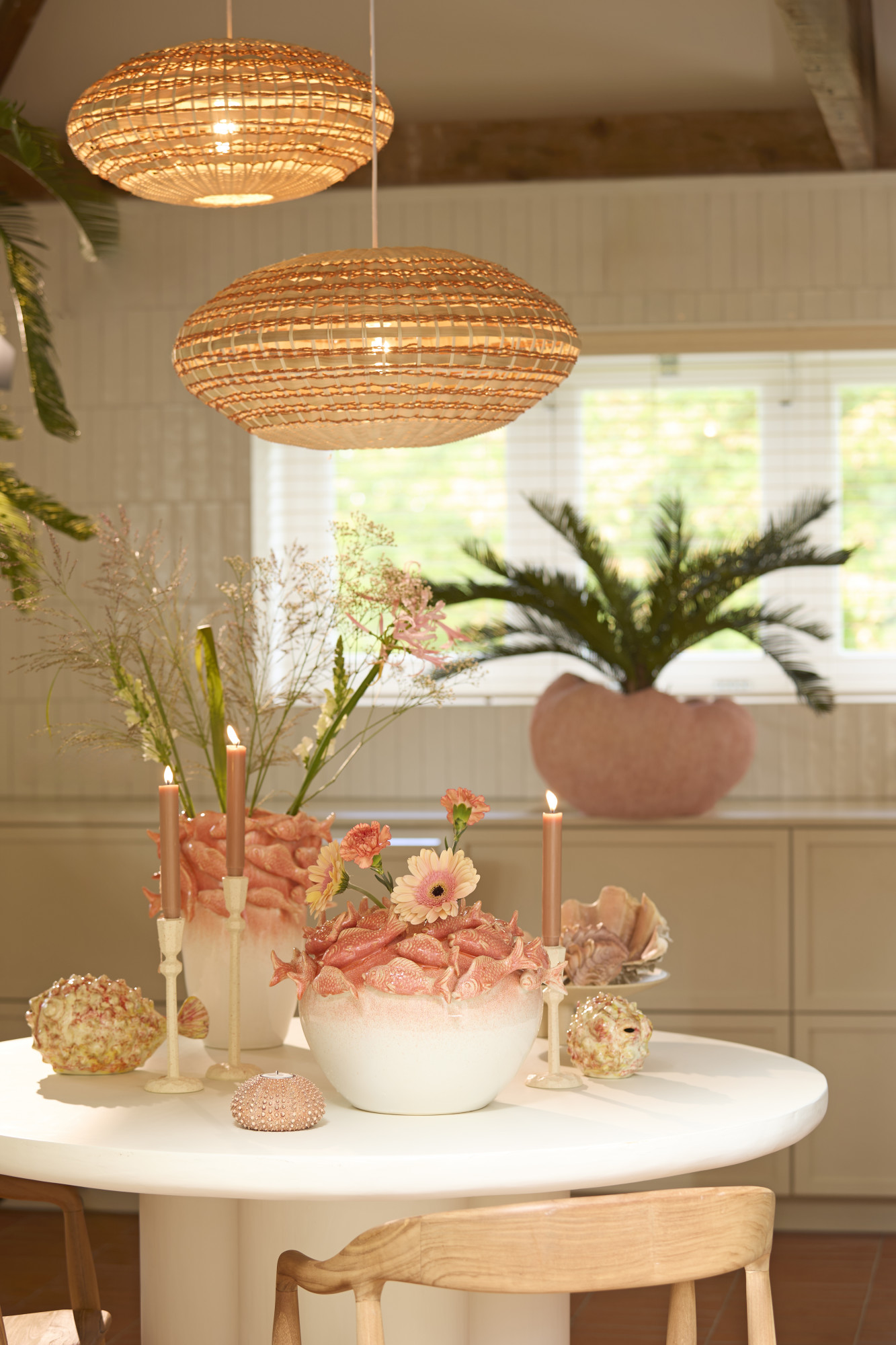 Rattan-Hängelampe im Naturdesign Light & Living Tawela – Bild 4