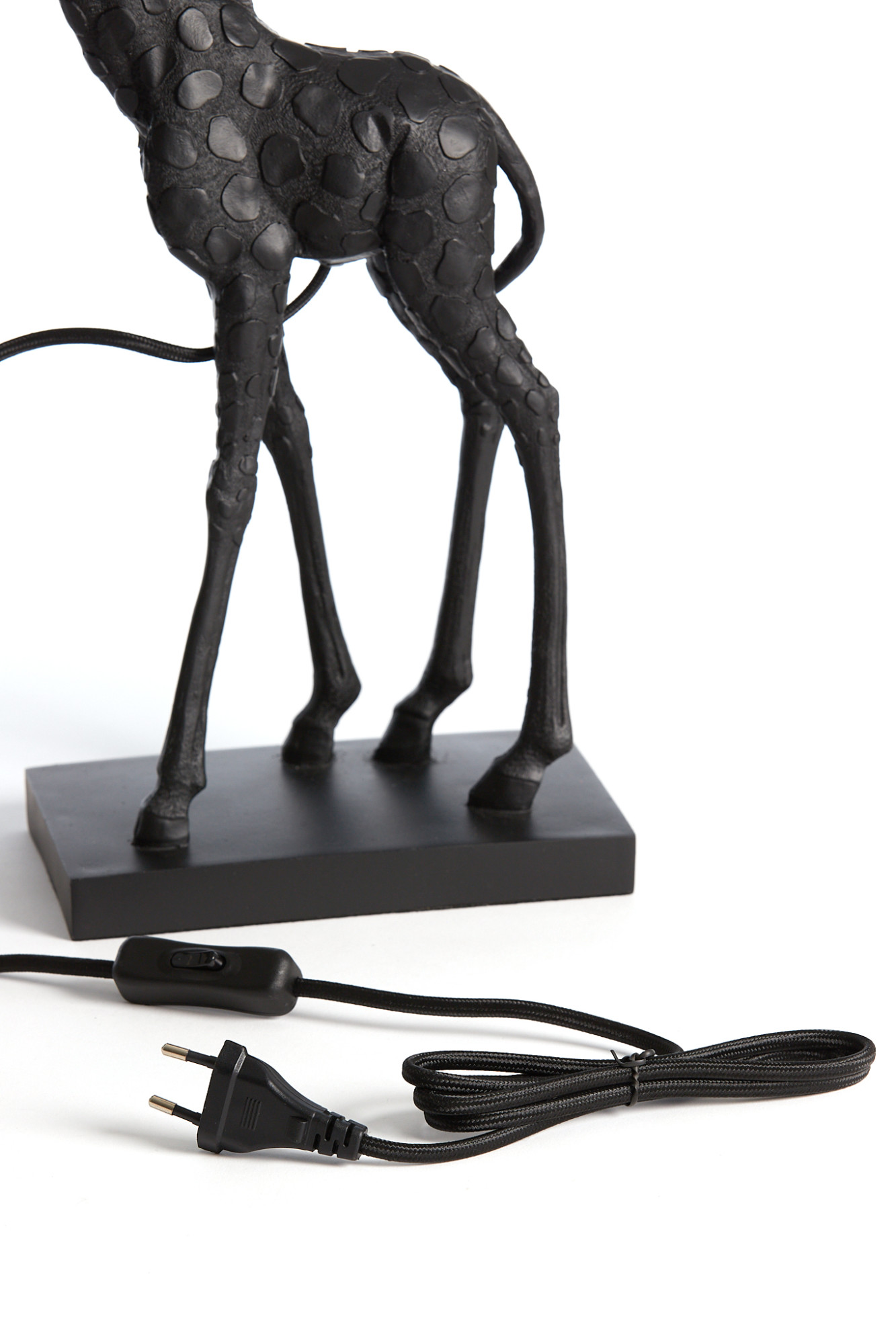Schwarze Giraffen-Tischlampe Light & Living Giraffe – Bild 7
