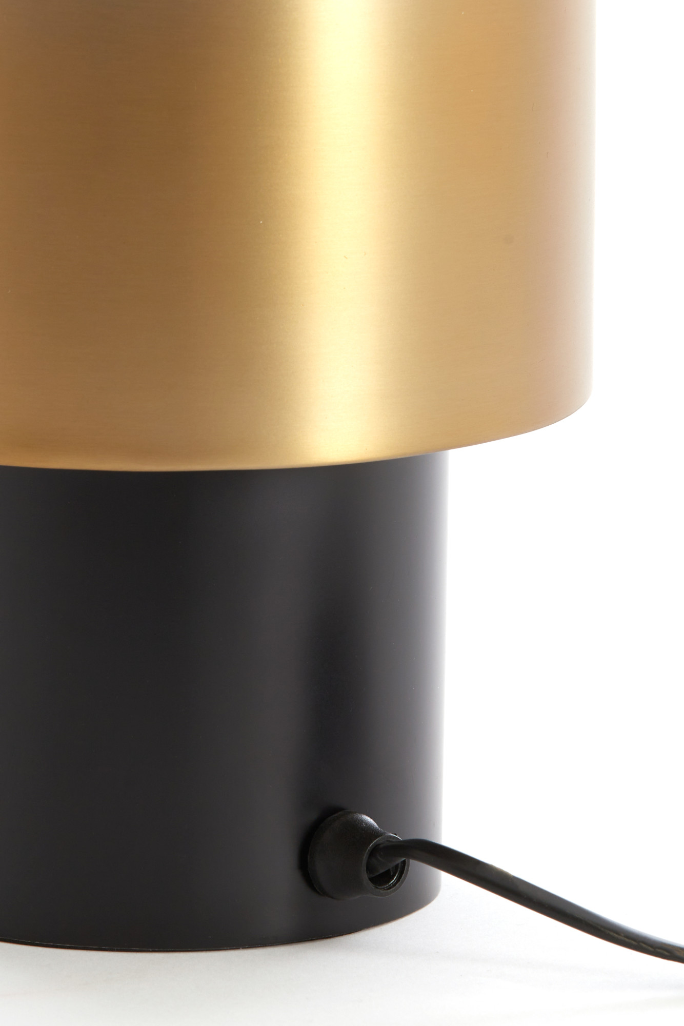 Moderne Tischlampe Gold-Schwarz Light & Living Nino – Bild 5