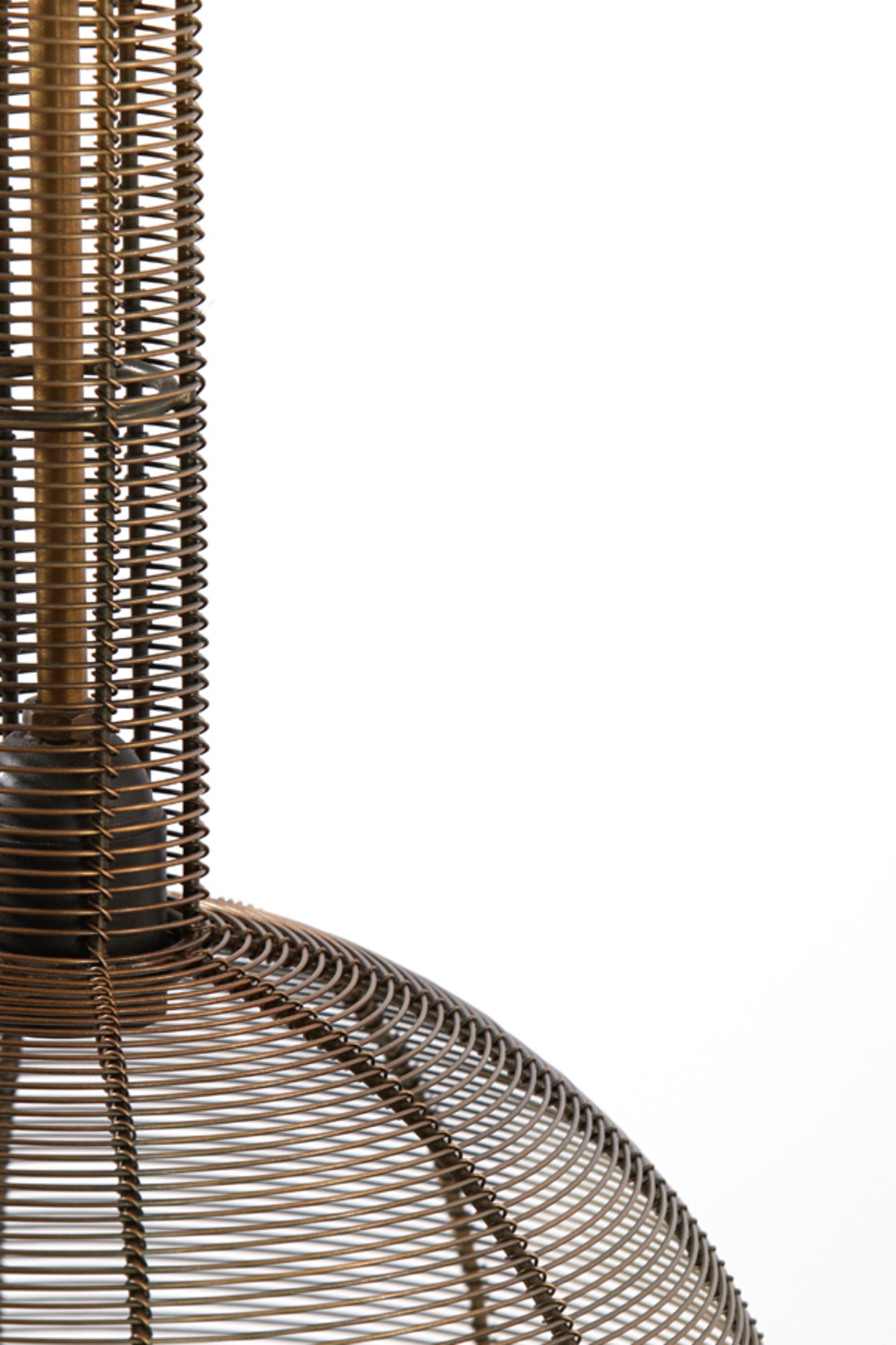 Braune Rattan-Hängelampe mit Metallrahmen Light & Living Tartu – Bild 8