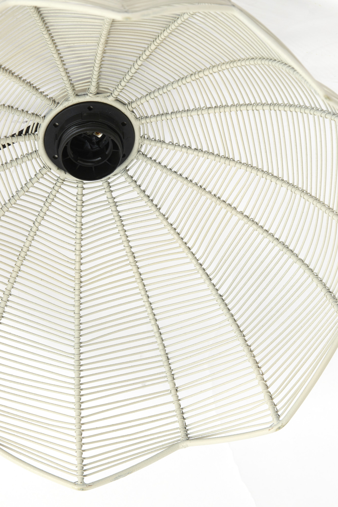 Weiße kompakte Metall-Hängelampe Light & Living Espelo – Bild 5