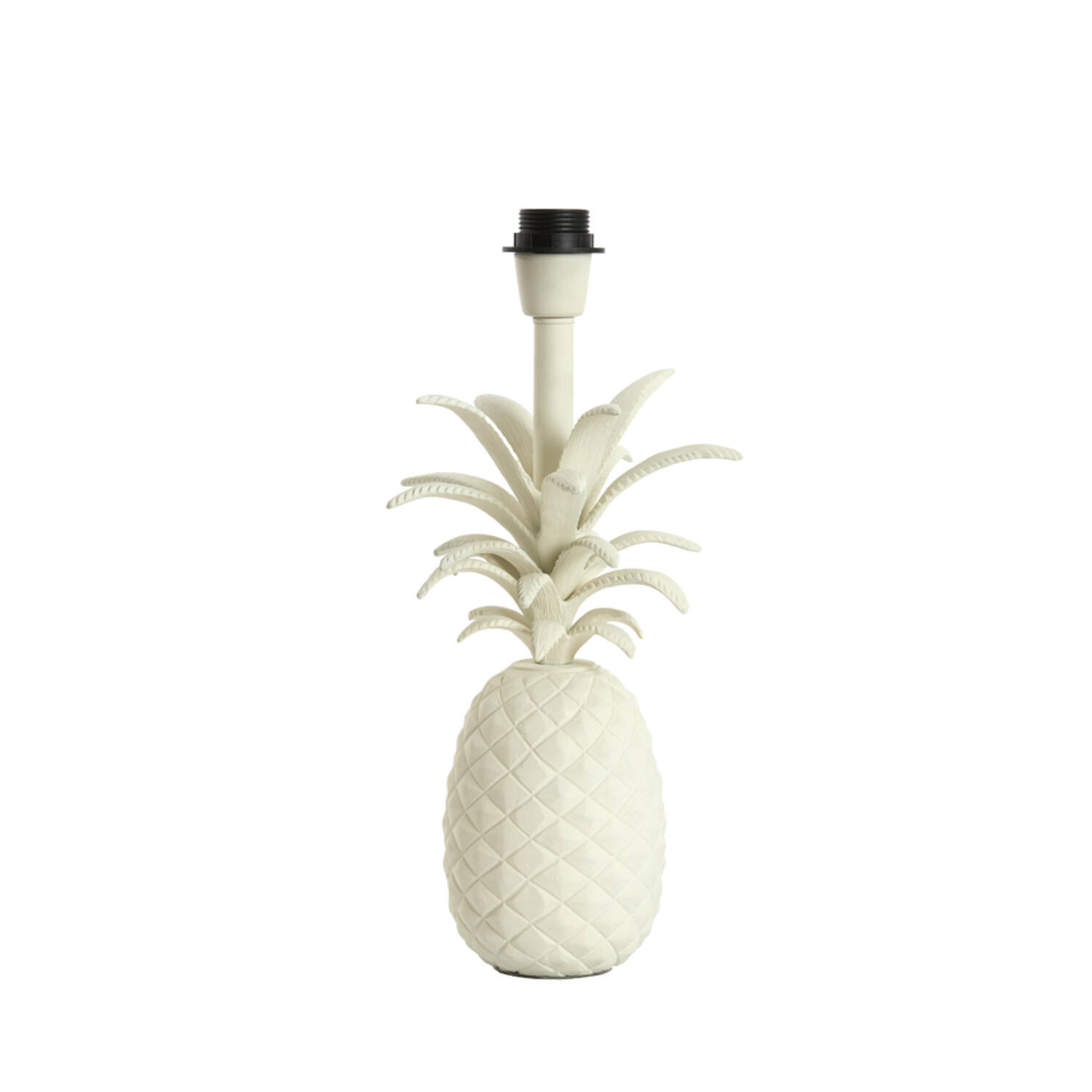 Ananasförmiger Lampenfuß weiß Light & Living Pineapple