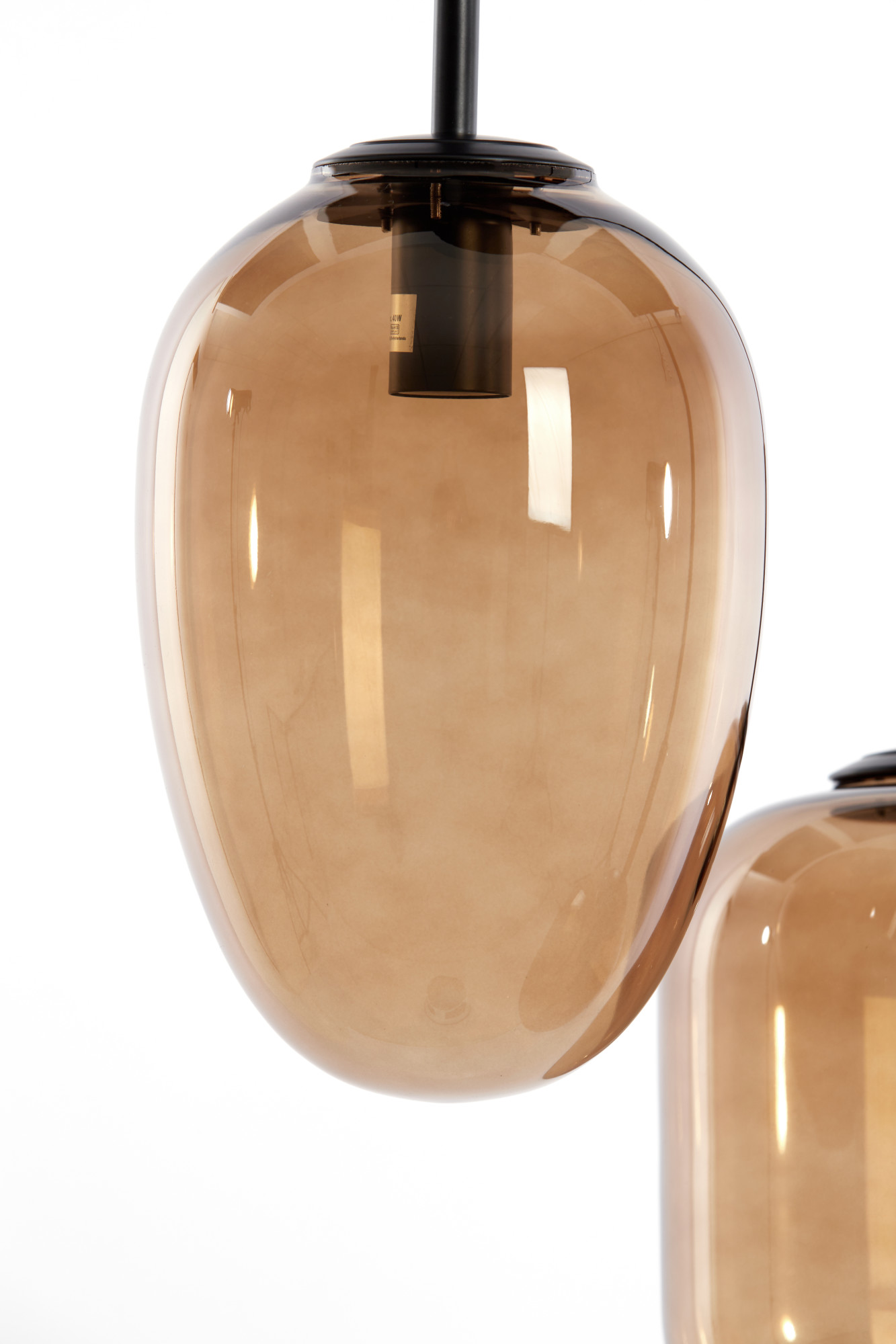 Dreiflammige Glas-Hängelampe Light & Living Mezza – Bild 4