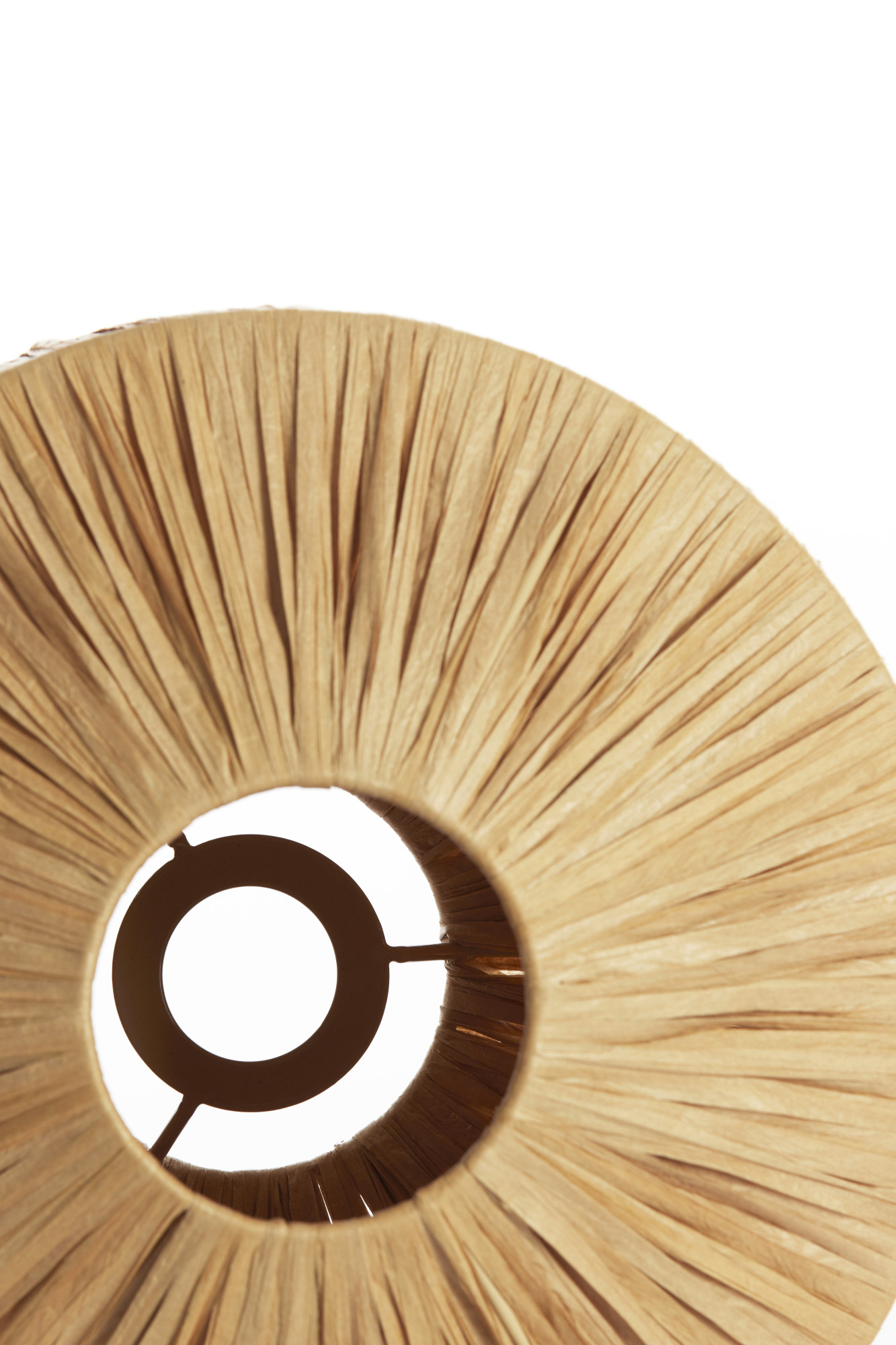 Rattan-Lampenschirm in natürlichem Braun Light & Living Biljana – Bild 3