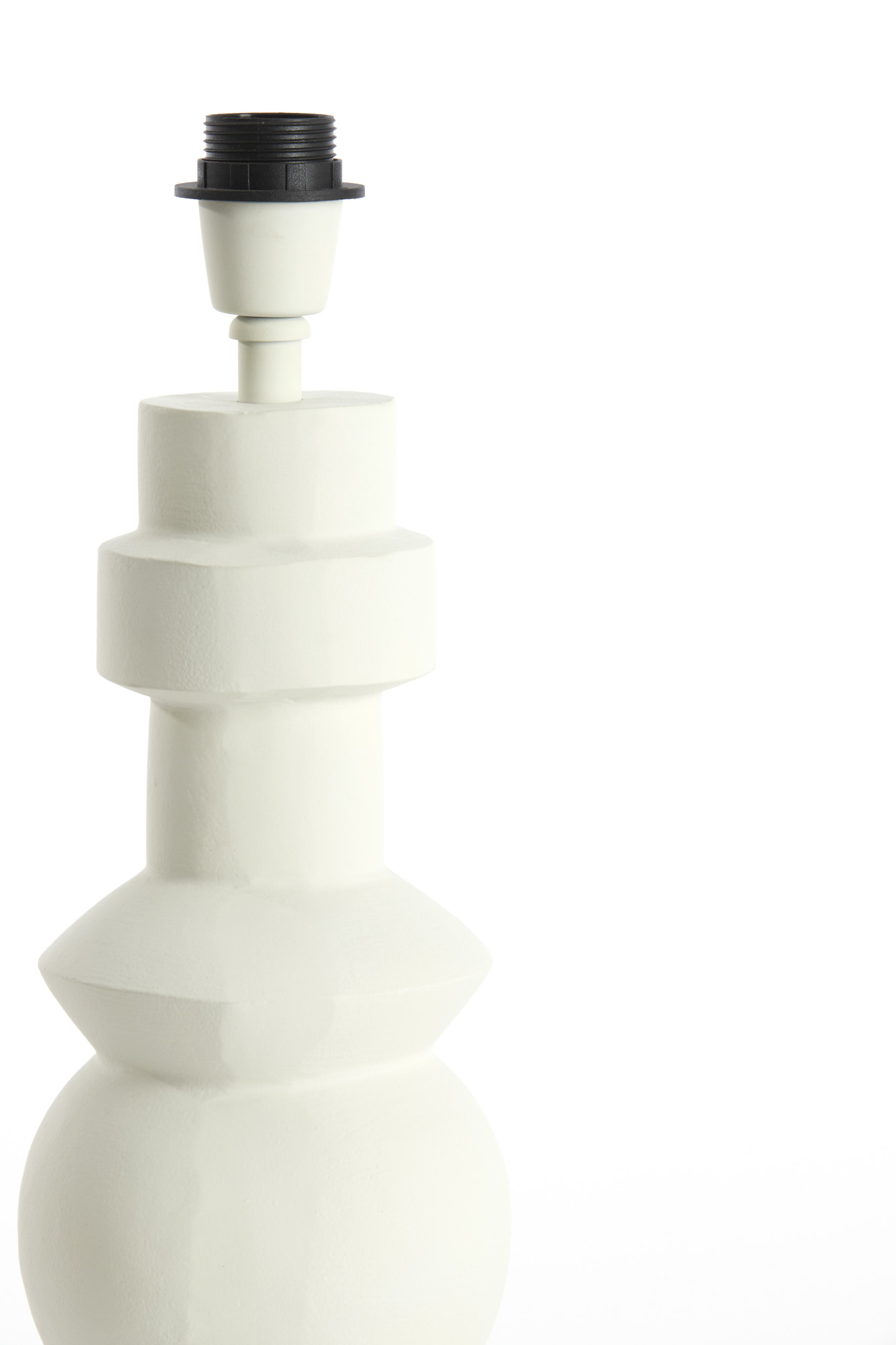 Weiße Lampenfuß geometrisches Design Light & Living Esino – Bild 3