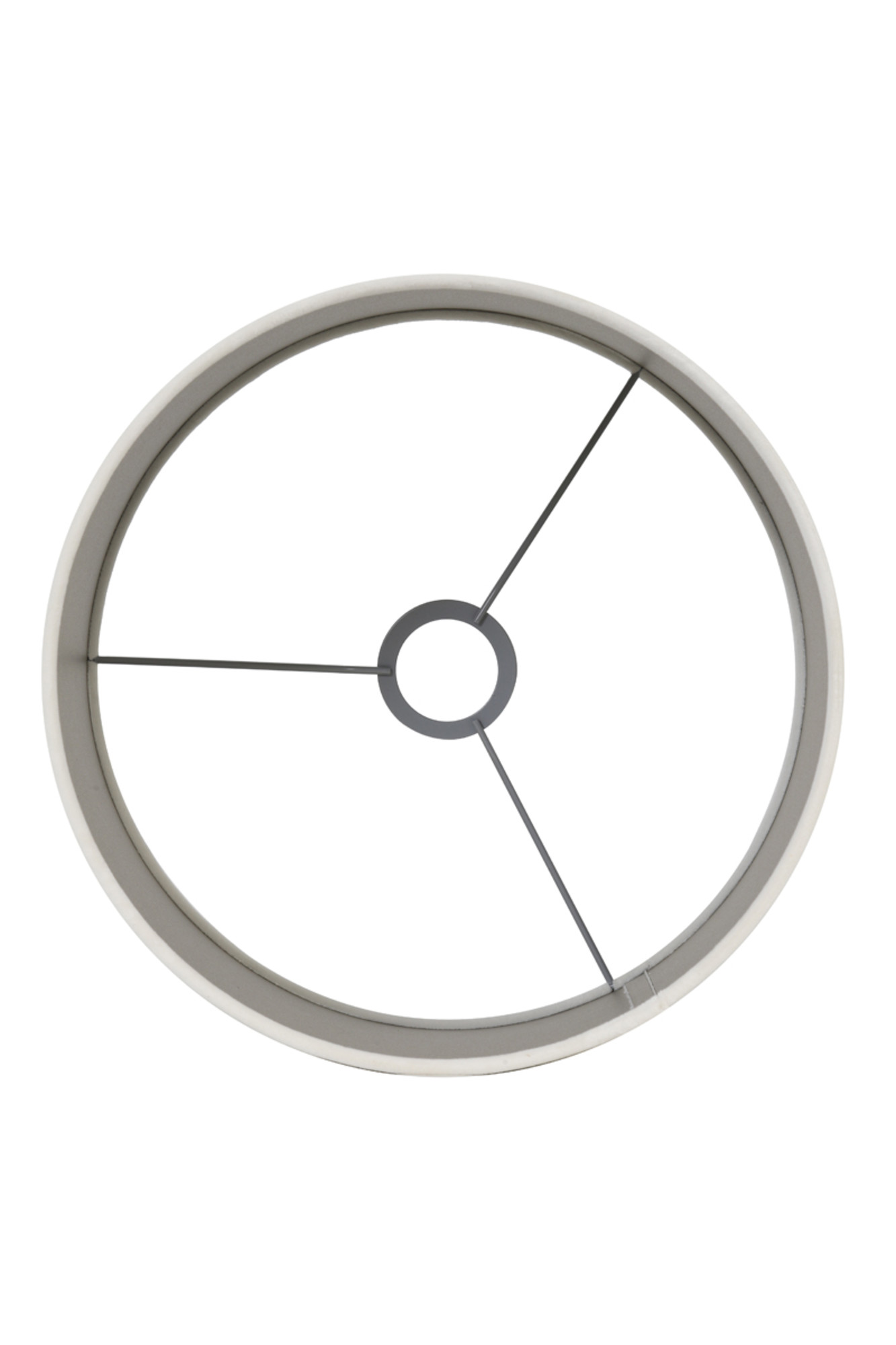 Weiße Lampenschirm in zylindrischer Form Light & Living Velours – Bild 5