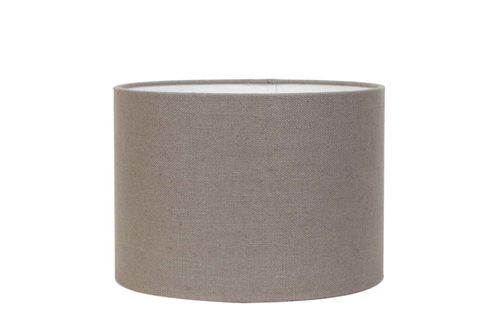 Zylindrischer Lampenschirm aus taubefarbenem Stoff Light & Living Livigno – Bild 2