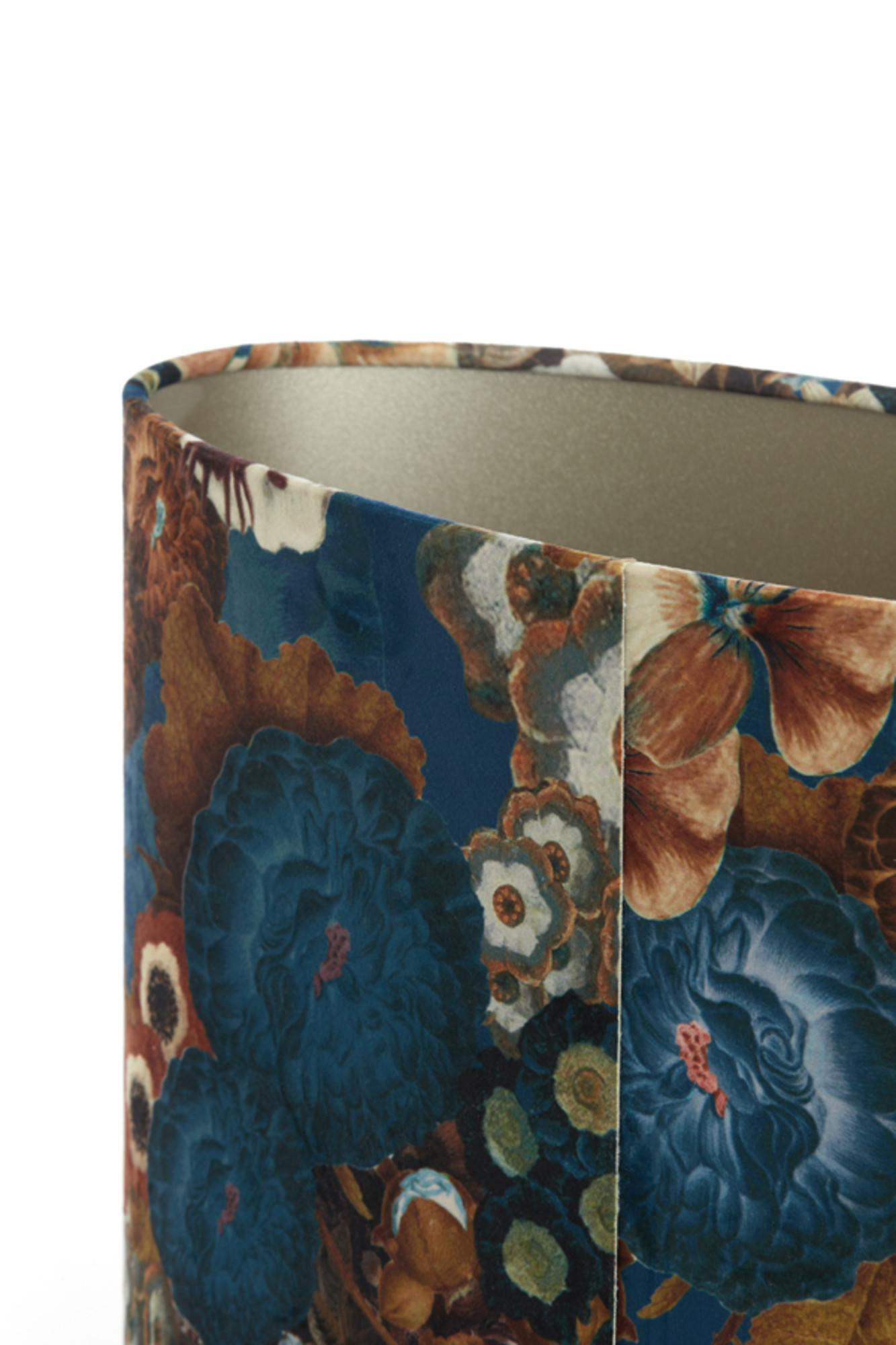 Lampenschirm Blumenmuster blau Light & Living Bloom – Bild 4