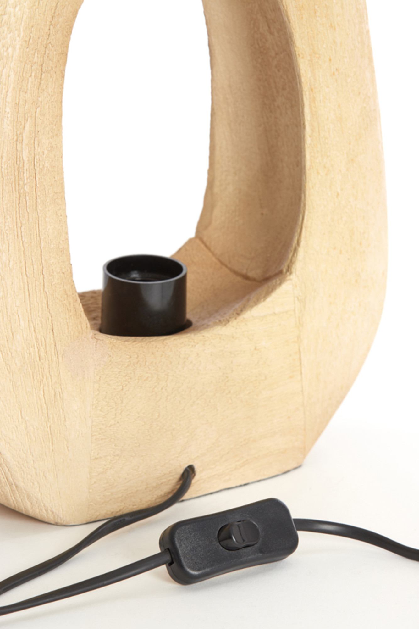 Holzlampenfuß ovalförmig Light & Living Kelafo – Bild 9