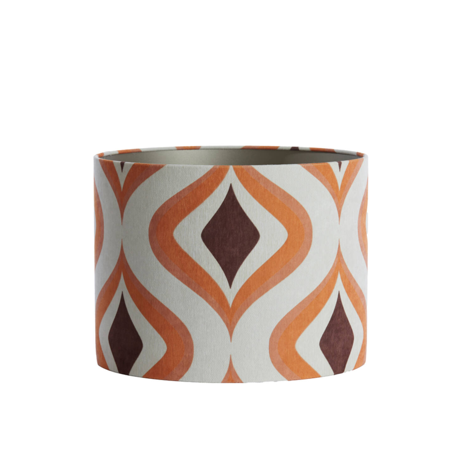 Retro-Muster Lampenschirm in Orangeton Light & Living Cookie