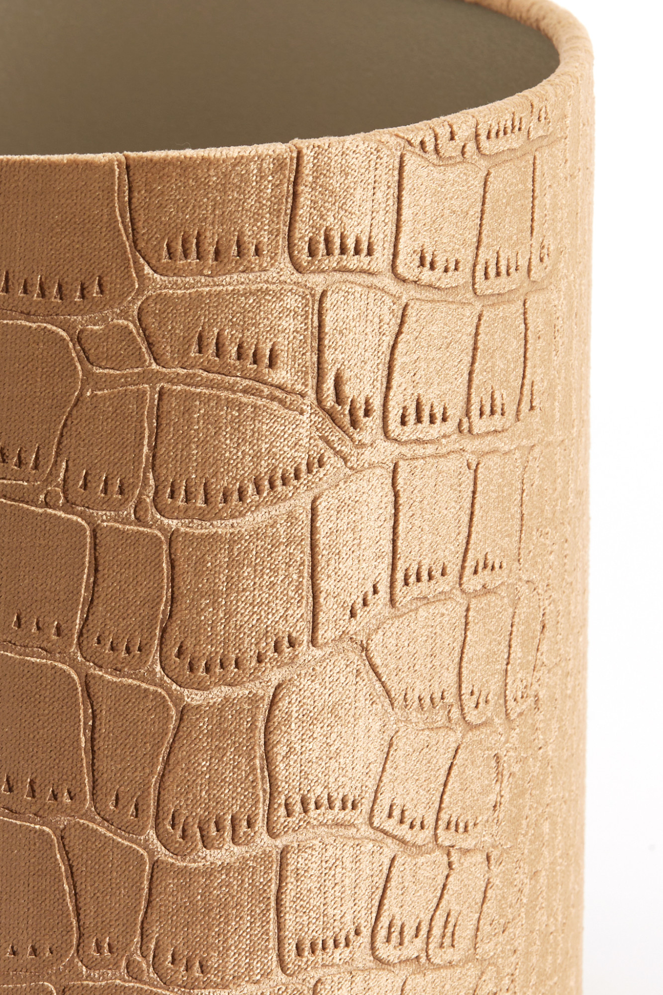 Krokodilprint Lampenschirm braun Light & Living Praya – Bild 8