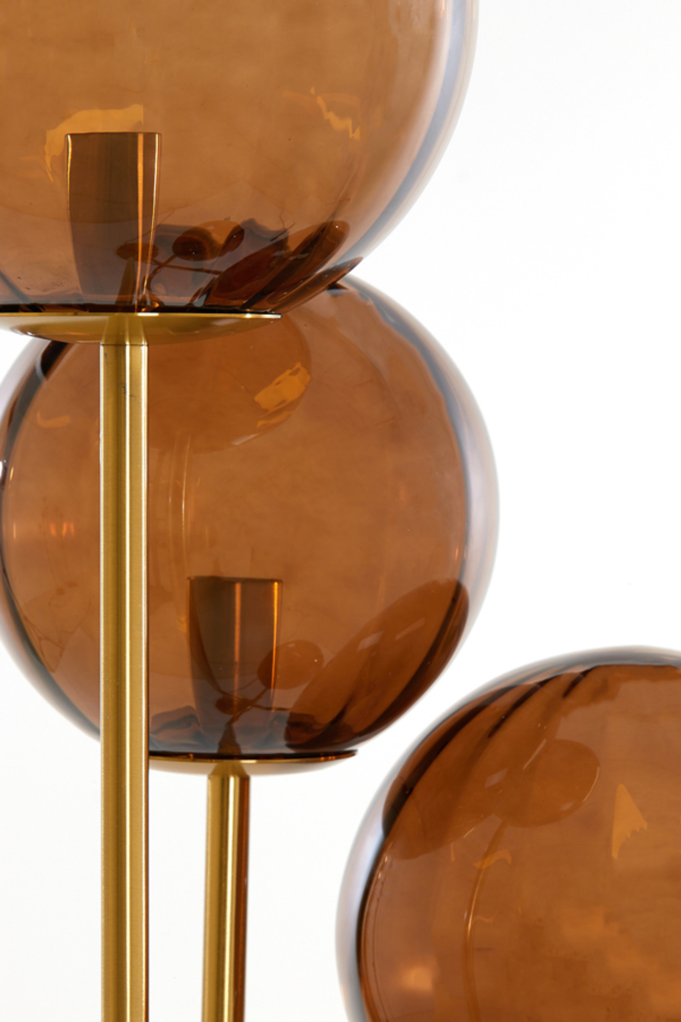 Goldene Stehlampe mit Kugeln Light & Living Magdala – Bild 5