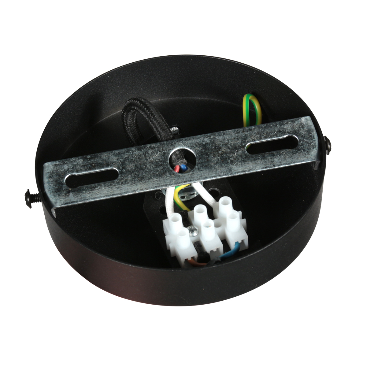 Cremefarbene Japandi-Hängeleuchte Mexlite HaloSwap – Bild 9