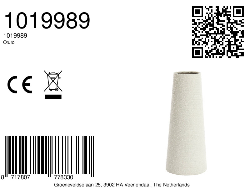 Weiße konische Lampenschirm Light & Living Oruro – Bild 6