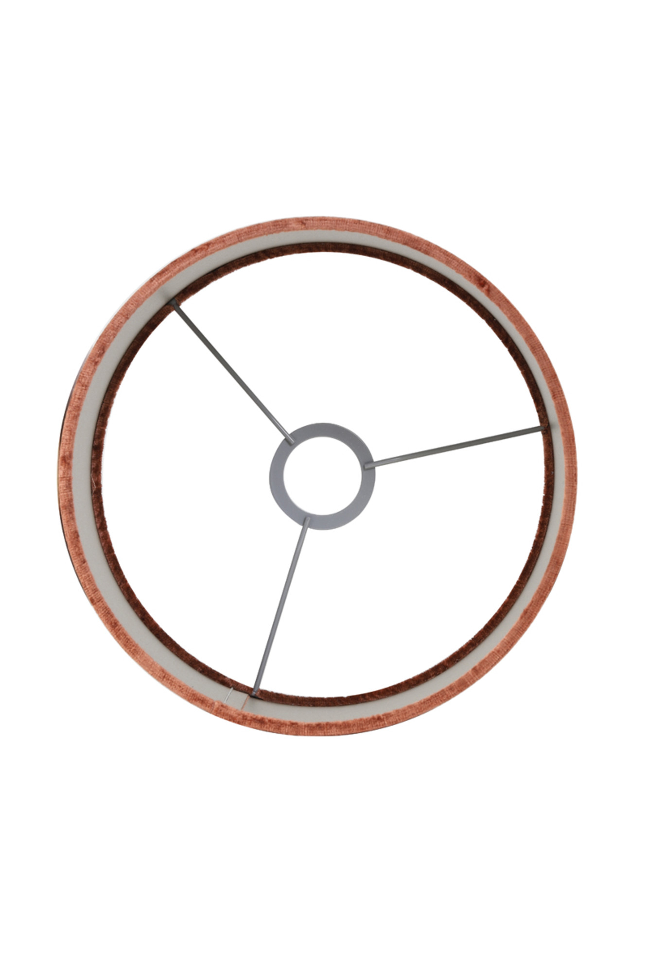 Rostfarbener Stoffschirm Light & Living Gemstone – Bild 5