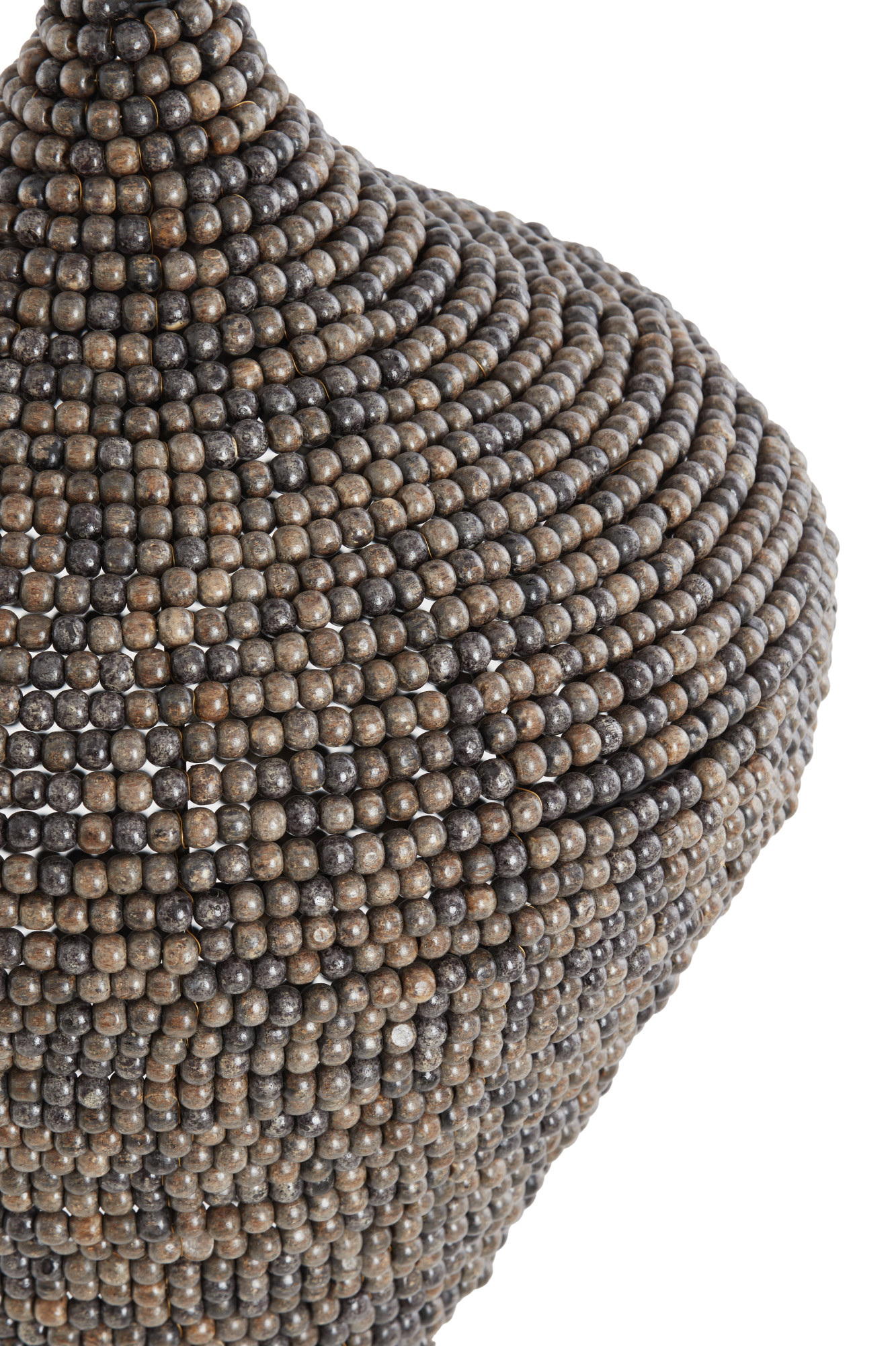 Holzperlen-Hängelampe in Erdtönen mit natürlichem Look Light & Living Kalenga – Bild 3