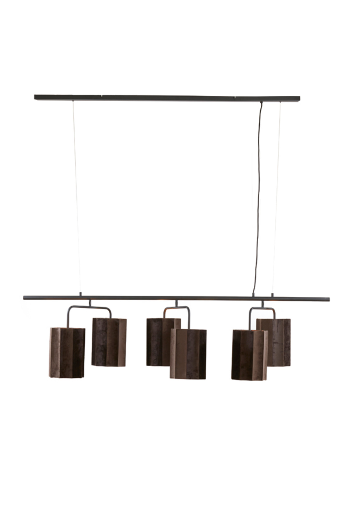 Industrielle braune Metall-Hängelampe Light & Living Edisa – Bild 2