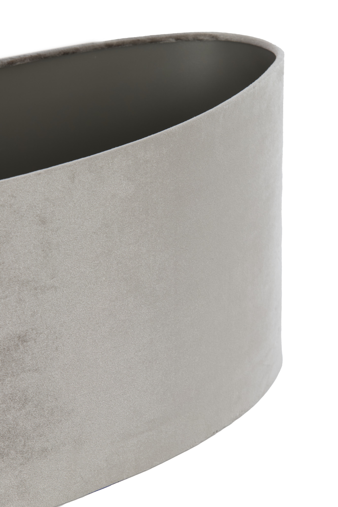 Zylinderförmiger taupe Samt Lampenschirm Light & Living Palata – Bild 6